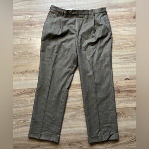 NAUTICA Men's Brown Dress Pants
